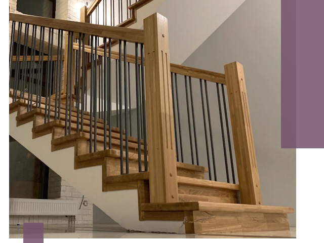 Реставрация деревянных и металлических лестниц в Соли-Илецке