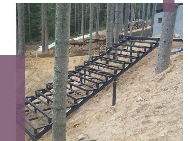 Монтаж металлических лестниц в Соли-Илецке от 13804 руб. 