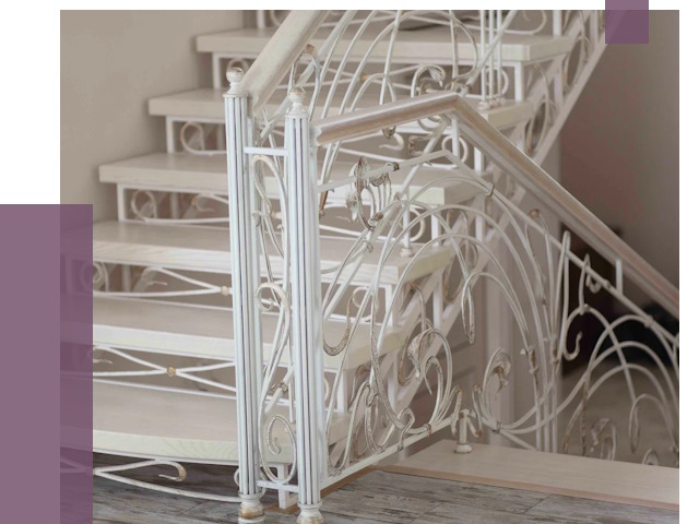 Изготовление кованых лестниц на заказ в Соли-Илецке от 88553 руб. | ПРОЛЁТ-Сои