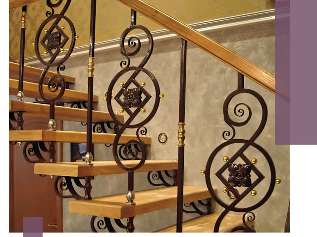 Изготовление кованых лестниц под ключ в Соли-Илецке