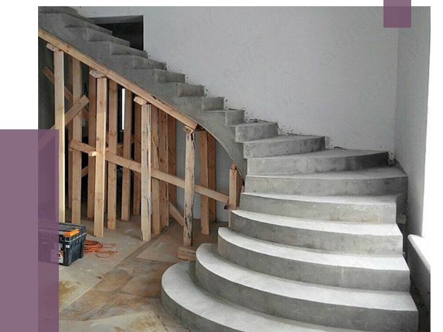 Изготовление бетонных лестниц под ключ в Соли-Илецке от 20315 руб. | ПРОЛЁТ-Сои