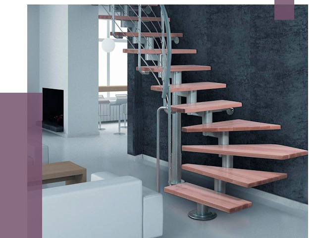 Модульные лестницы в Соли-Илецке от 17190 руб. — купить в ПРОЛЁТ-Сои