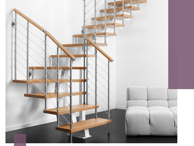 Модульные лестницы под ключ в Соли-Илецке — монтаж и изготовление