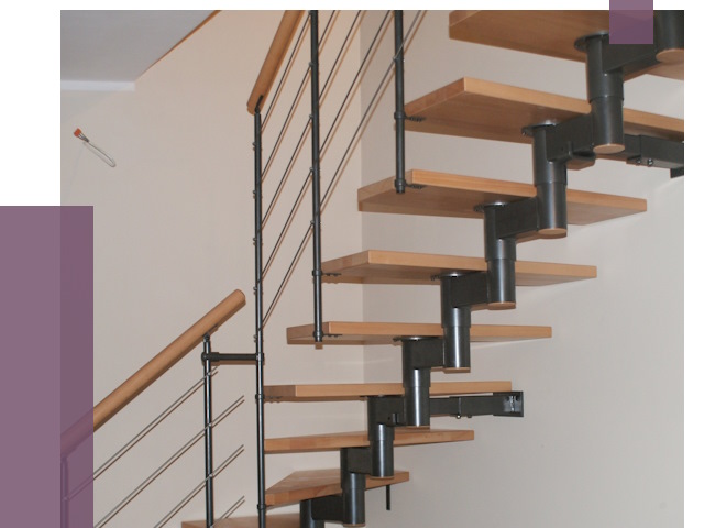 Изготовление модульных лестниц в Соли-Илецке от 11720 руб. 