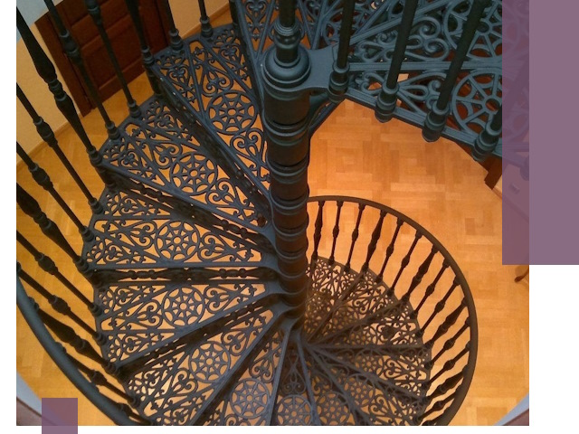 Винтовые лестницы под ключ в Соли-Илецке: производство и монтаж