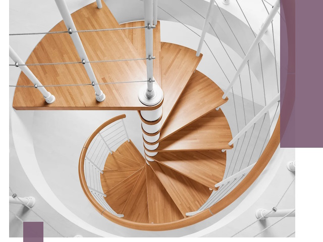 Изготовление винтовых лестниц под ключ в Соли-Илецке