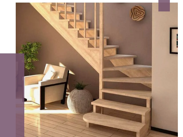 Изготовление Г-образных лестниц в Соли-Илецке от 19273 руб. 