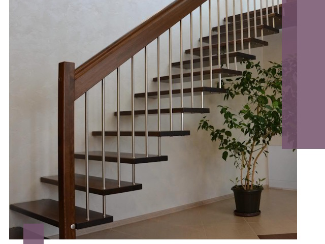 Лестницы на больцах под ключ в Соли-Илецке – изготовление и монтаж