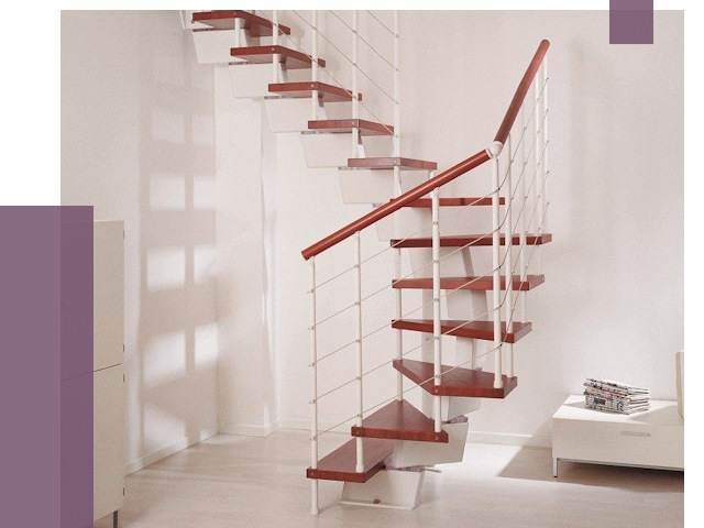 Изготовление лестниц на больцах в Соли-Илецке от 9897 руб. | ПРОЛЁТ-Сои