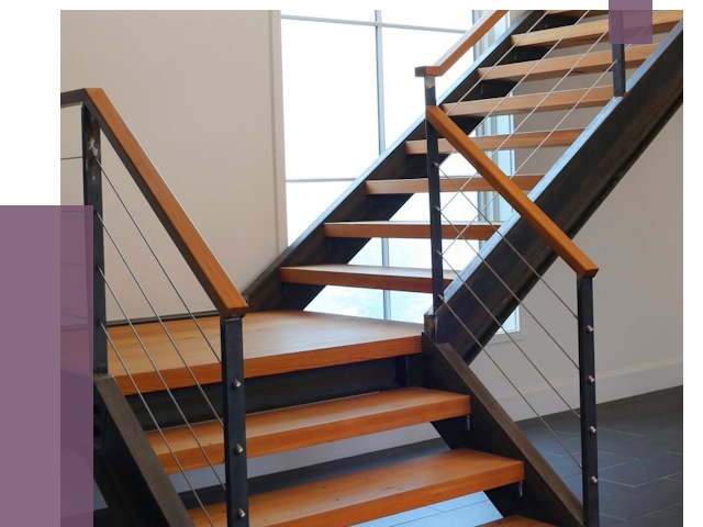 Изготовление лестниц на металлокаркасе в Соли-Илецке от 19273 руб. | ПРОЛЁТ-Сои