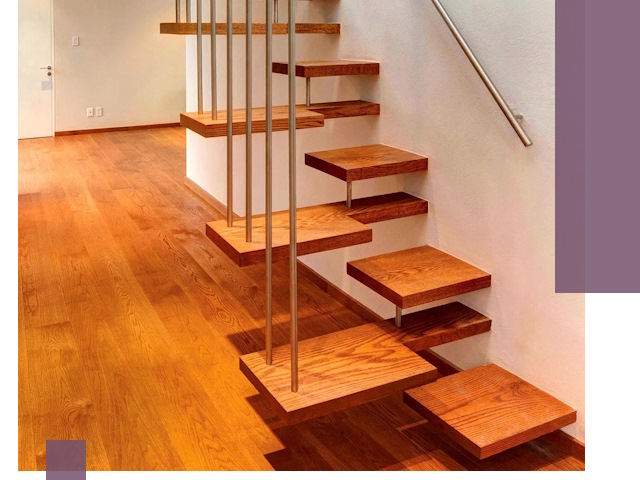 Лестницы «гусиный шаг» на заказ в Соли-Илецке для узких пространств