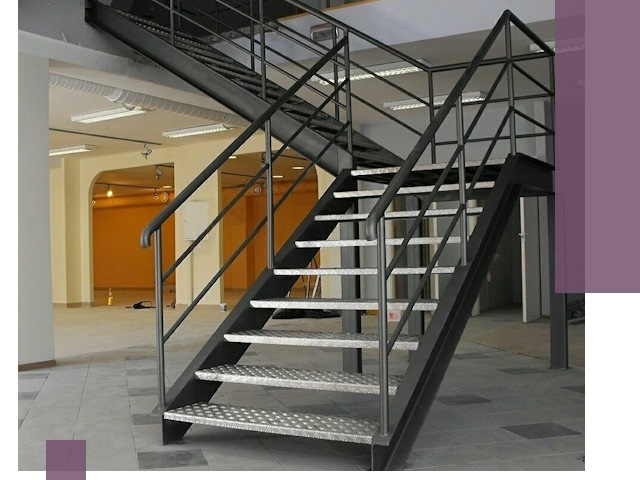 Лестницы для офиса в Соли-Илецке: изготовление, монтаж, демонтаж