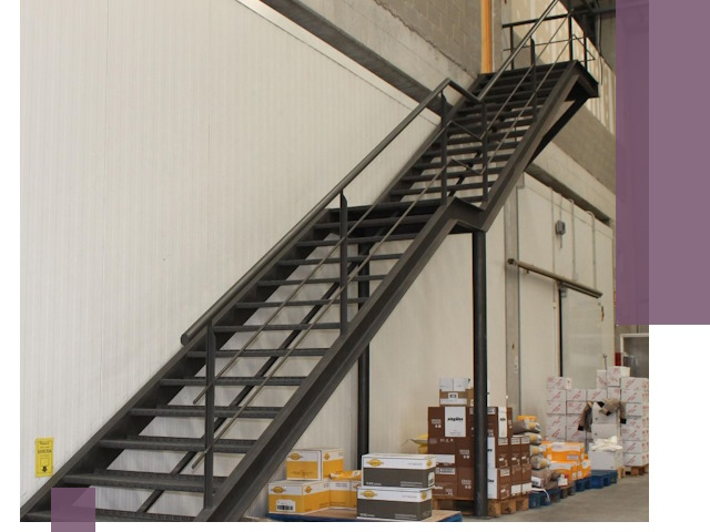 Лестницы для производства в Соли-Илецке — изготовление и монтаж