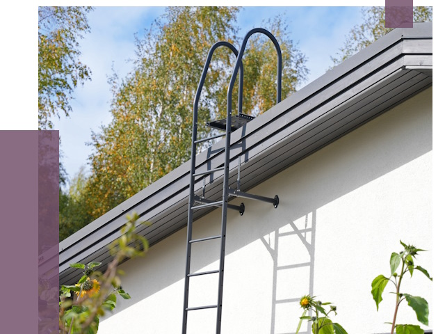 Лестницы на крышу в Соли-Илецке от 19482 руб. — монтаж и монтаж ПРОЛЁТ-Сои