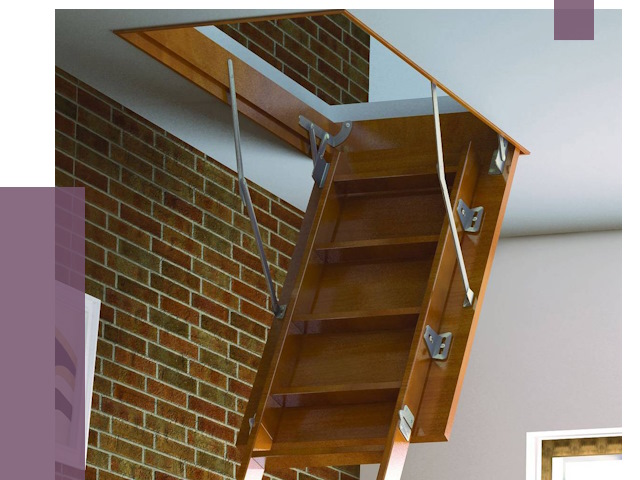 Установка чердачной лестницы в Соли-Илецке от 7970 руб. | ПРОЛЁТ-Сои