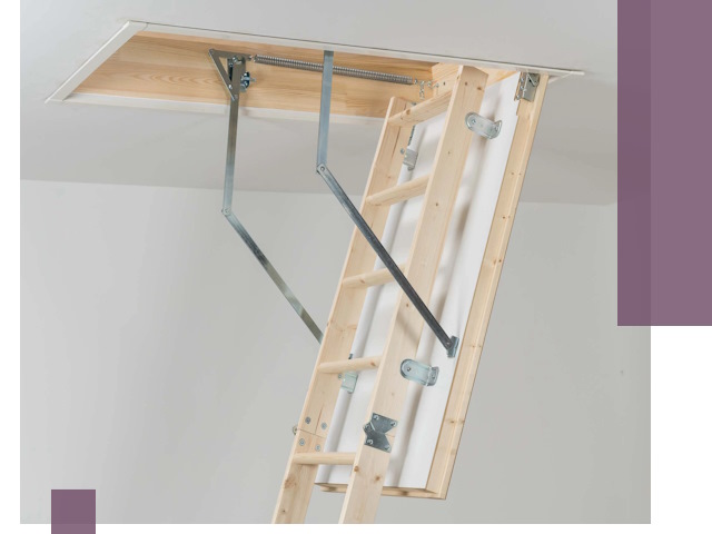 Установка чердачной лестницы под ключ в Соли-Илецке