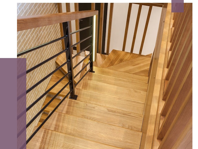 Лестницы из ясеня в Соли-Илецке под ключ от 10210 руб. 