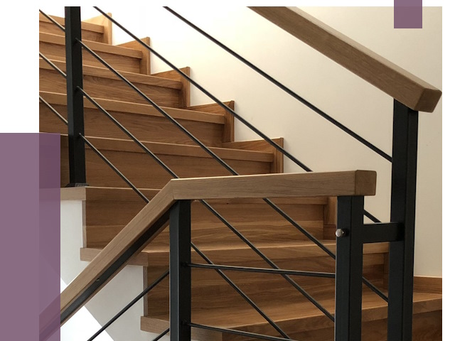Обшивка металлической лестницы деревом в Соли-Илецке от 4428 руб. 