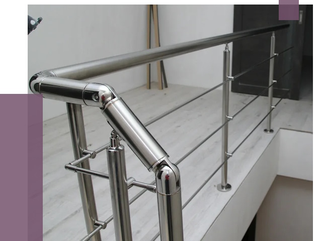 Перила из нержавеющей стали в Соли-Илецке от 9168 руб. под ключ | ПРОЛЁТ-Сои