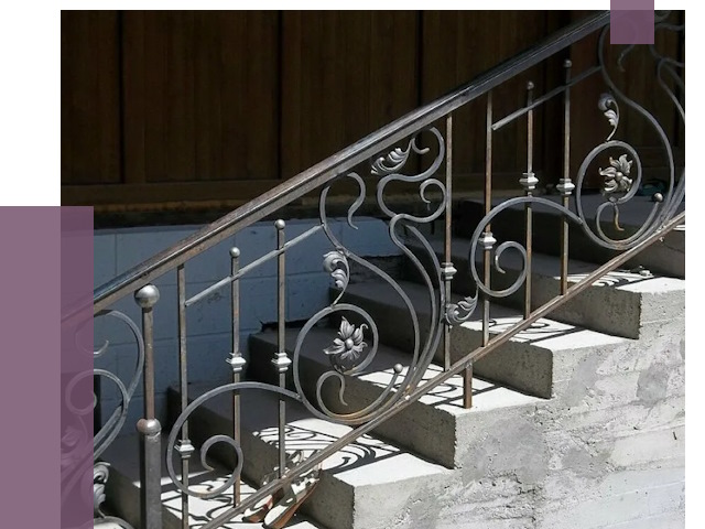 Кованые перила в Соли-Илецке от 8855 руб. под ключ — качество от ПРОЛЁТ-Сои