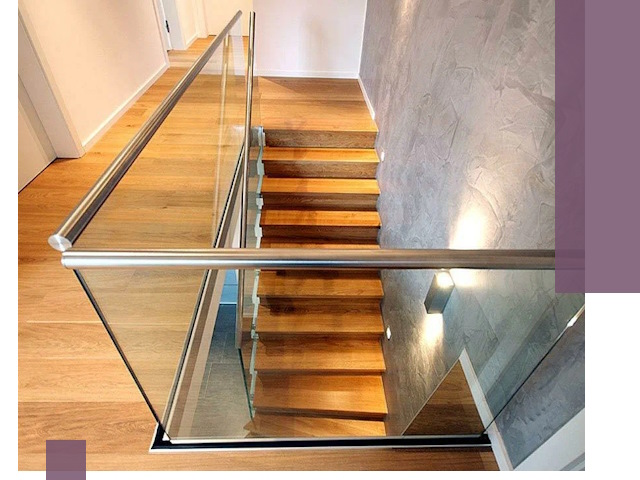 Перила для лестницы в доме — изготовление и монтаж в Соли-Илецке