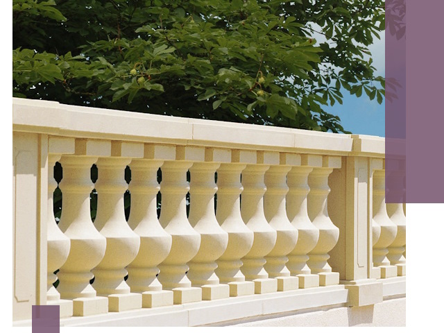 Установка балюстрады в Соли-Илецке: изготовление и монтаж под ключ