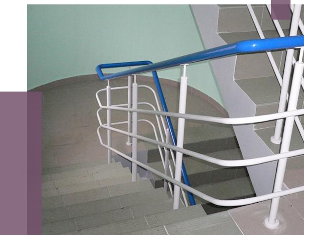 Перила в подъезде в Соли-Илецке — установка и замена от 7553 руб. | ПРОЛЁТ-Сои