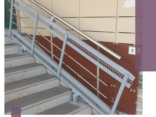 Изготовление откидных пандусов под ключ в Соли-Илецке