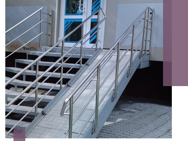 Пандус на крыльцо под ключ в Соли-Илецке: монтаж и изготовление