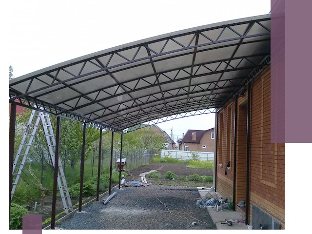 Профессиональный монтаж навесов под ключ в Соли-Илецке