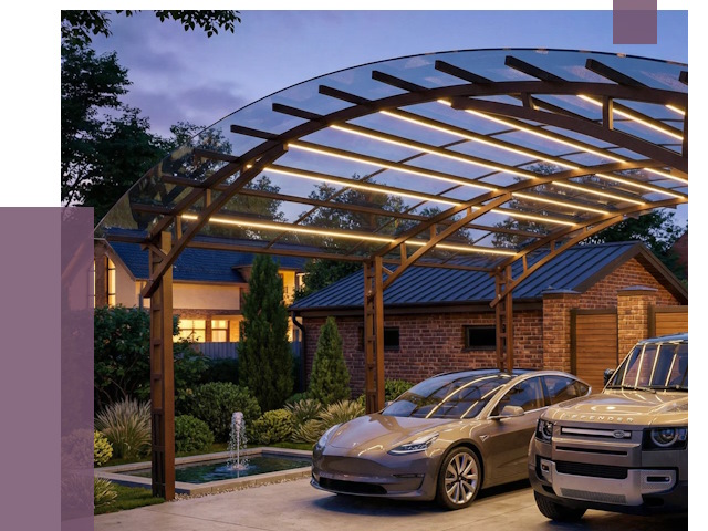 Металлические навесы в Соли-Илецке от 12918 руб. под ключ — ПРОЛЁТ-Сои