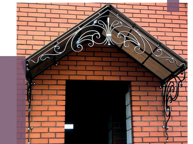 Металлические козырьки в Соли-Илецке от 10887 руб. 