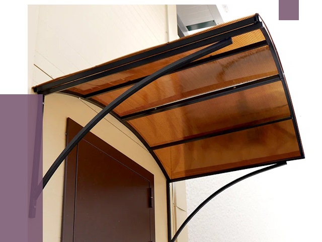 Недорогие козырьки в Соли-Илецке от 7730 руб.  | ПРОЛЁТ-Сои