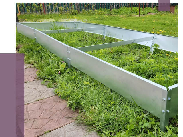 Металлические бордюры для грядок в Соли-Илецке от 1823 руб. 