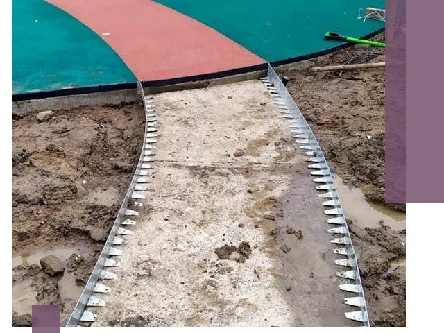 Металлические бордюры для дорожек в Соли-Илецке — монтаж и изготовление