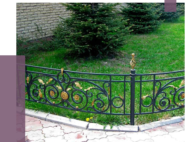 Кованые газонные ограждения в Соли-Илецке от 7761 руб. — ПРОЛЁТ-Сои