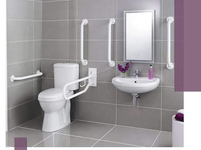 Поручни для санузлов в Соли-Илецке: установка, ремонт и монтаж